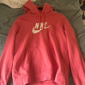 Pink Nike hoodie